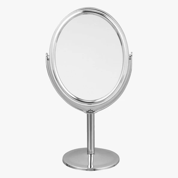 Ayaklı Oval Ayna (13 x 15 cm) – Makyaj Masası İçin Şık ve Kullanışlı ürün görseli 1