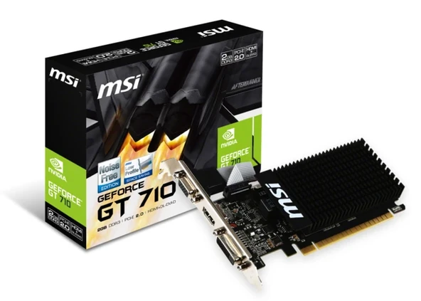 MSI VGA GT 710 2GD3H LP ürün görseli 1