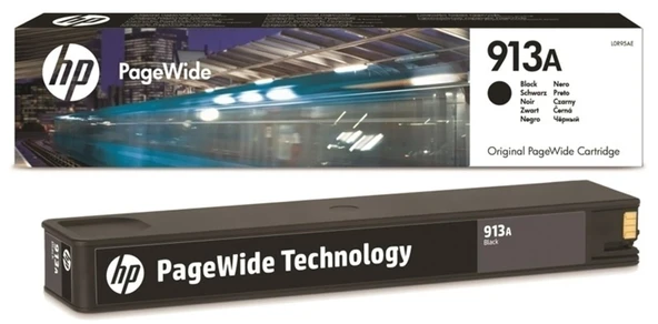 HP 913A Black Siyah Pagewide Kartuş L0R95AE ürün görseli 1