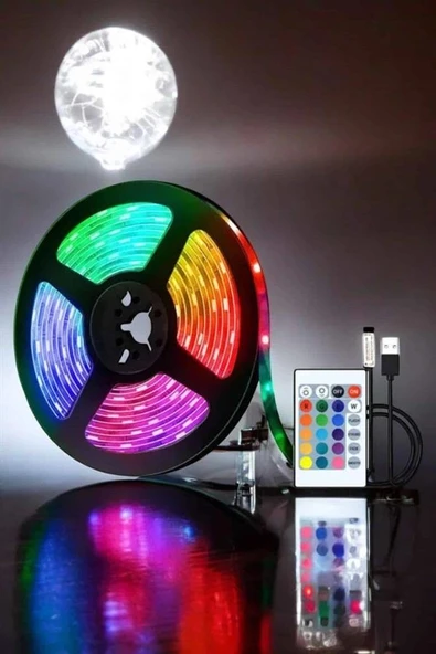 Nevamel Smart Şerit Led TV Arkası Renkli Kumandalı 10 Metre ürün görseli 1