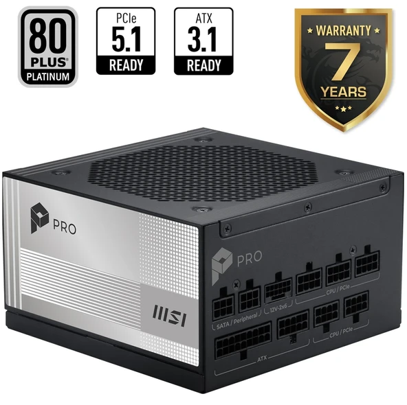 MSI PSU PRO A850PL PCIE5 ürün görseli 1