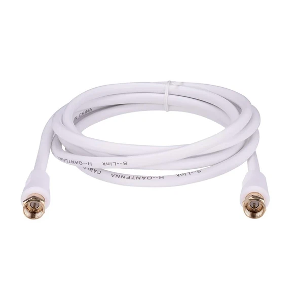 S-link SLX-841 1.8m TV 9.5M To RG6 F-M Anten Kablosu ürün görseli 1