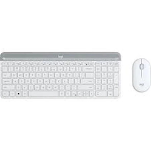 Logitech 920-009436 MK470 Beyaz Kablosuz Klavye Mouse Seti ürün görseli 1