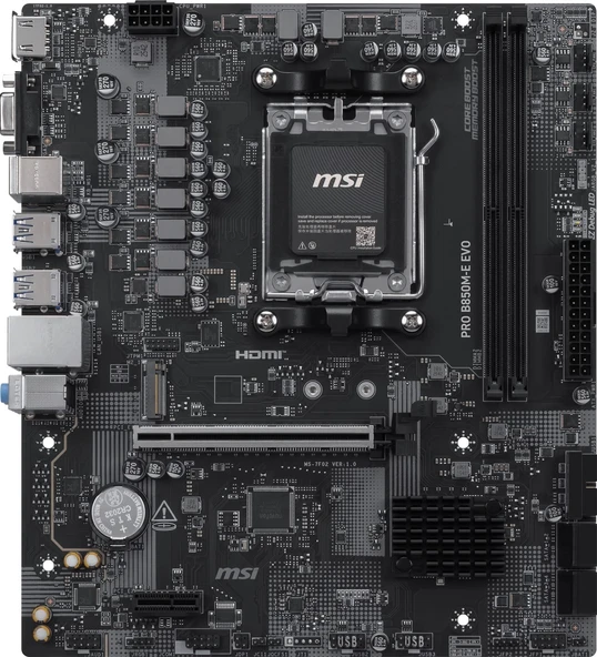 MSI MB PRO B850M-E EVO ürün görseli 1