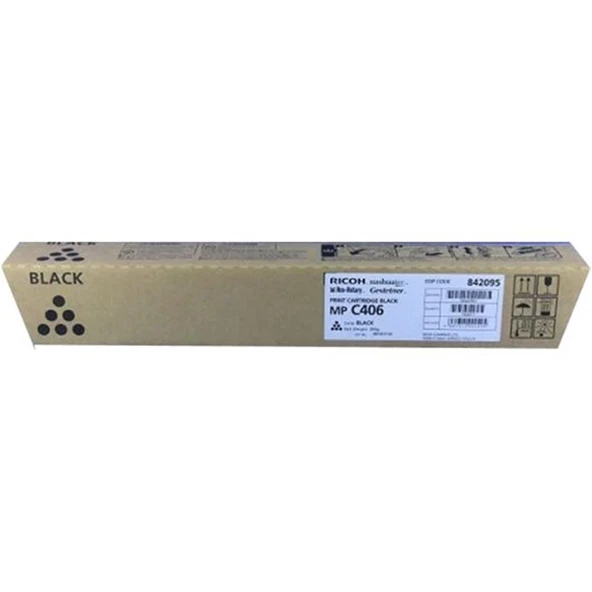 Ricoh MP C306 Black Siyah Orjinal Fotokopi Toneri MP C307-406 17.000 Sayfa ürün görseli 1