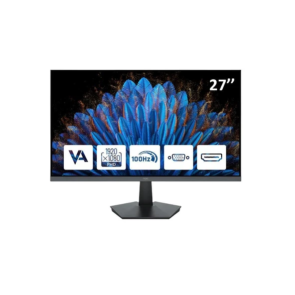 NPC 27" MF2708-A 100Hz 5ms VA FHD Hdmi+Vga IPS Gaming Monitör ürün görseli 1