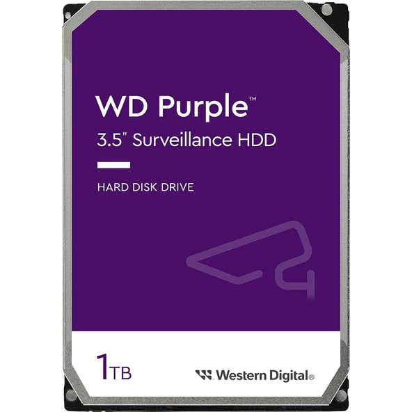 Western Digital WD Purple 1TB 5400Rpm 64MB -WD11PURZ ürün görseli 1