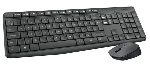 Logitech 920-007931 MK235 İngilizce Kablosuz Klavye & Mouse Seti ürün görseli 1