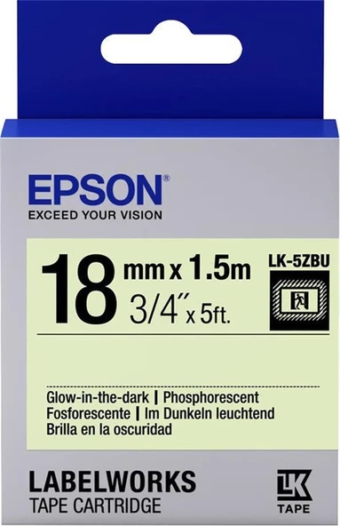 Epson LK-4YBP Pastel Sarı Üzeri Siyah 12mm 9Metre Etiket ürün görseli 1