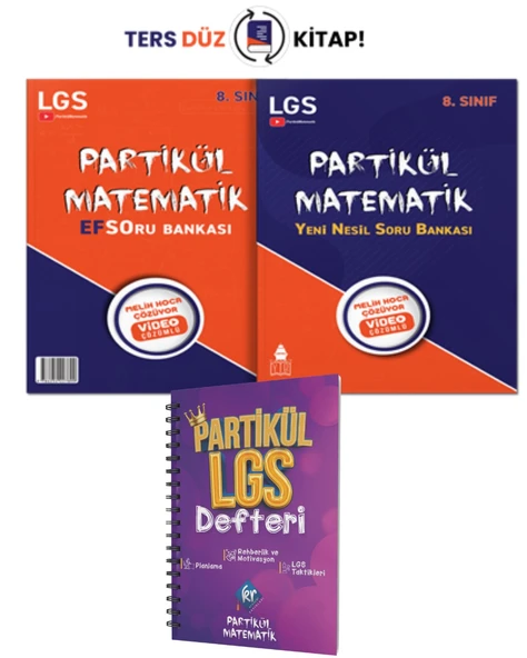 8. Sınıf Efso Matematik Soru Bankası (2 Kitap Bir Arada) + LGS Planlama Defteri ürün görseli 1