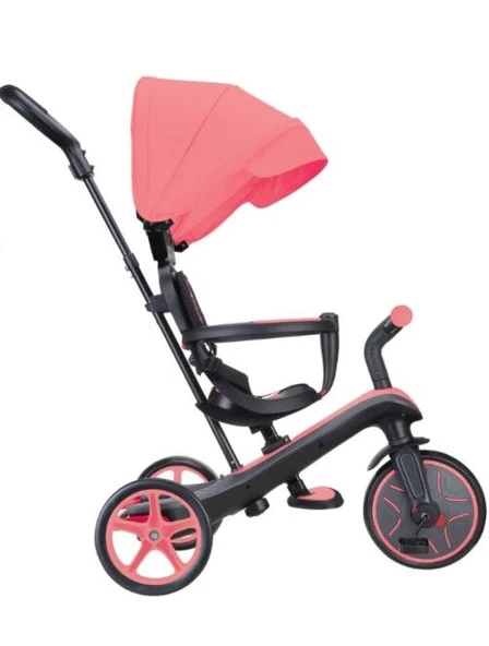 Globber Explorer 4in1 Trike Bisiklet Pembe - Resim 2