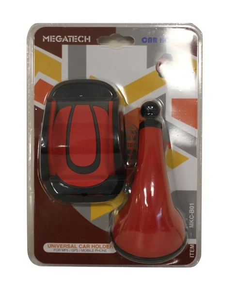 Megatech MKC-B02 Kırmızı Vakumlu Araç Tutucu ürün görseli 1