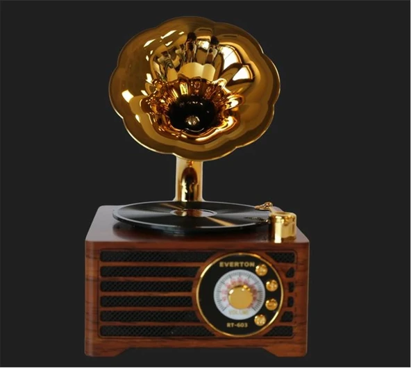 Everton RT-603  Bluetooth-USB-SD-AUX-TF Nostaljik Radyo ürün görseli 1