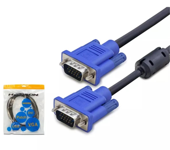 Hadron Hdx7754 1,5mt Vga Kablo Od7.3 A Kalite Siyah ürün görseli 1