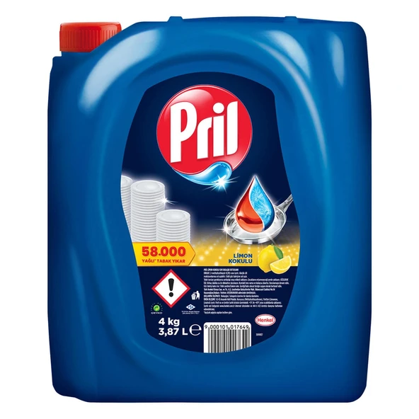 Pril Limon 4 kg Sıvı Bulaşık Deterjanı ürün görseli 1