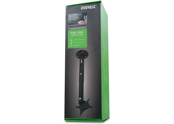 Everest PRJ-288 30-60cm Teleskopik Projeksiyon Askı Aparatı ürün görseli 1