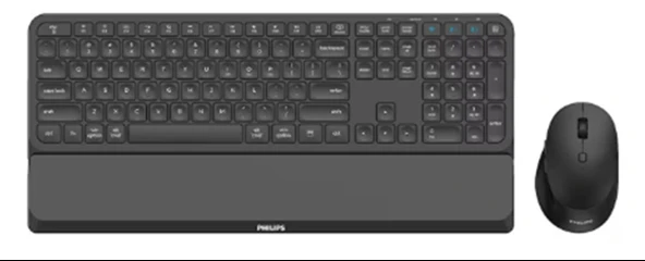 Philips SPT6248B Kablosuz Türkçe Q Klavye&Mouse Set Siyah ürün görseli 1