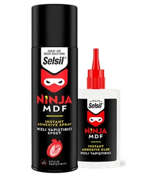 Selsil 400ml  100gr Hızlı Yapıştırıcı Ninja Mdf ürün görseli 1