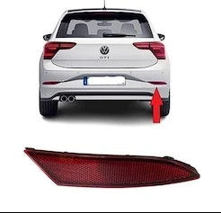 VOLKSWAGEN REFLEKTOR ARKA TAMPON SAG DIS (OEM) POLO 2021>> ürün görseli 1