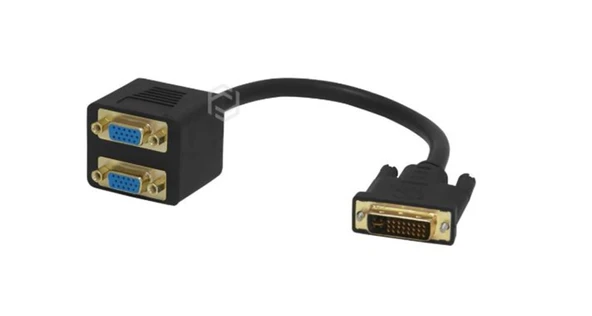 Frisby FA-6660C DVI - 2 x VGA Görüntü Çoklayıcı ve Dönüştürücü(DVI-I Erkek - 2 x VGA Dişi) ürün görseli 1