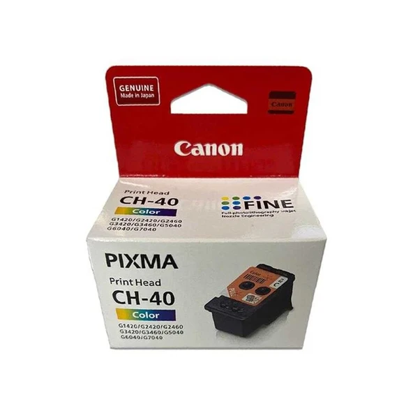 Canon G Serisi Color Renkli Baskı Kafası CH-40 G1420-G2420-G2460-G3420-G3460-G3470-G5040-G6040-G7040 ürün görseli 1