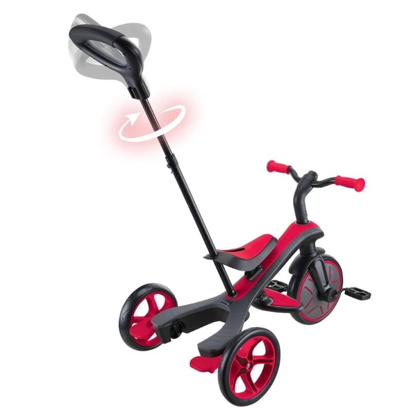Globber Explorer 4in1 Trike Bisiklet Kırmızı - Resim 2