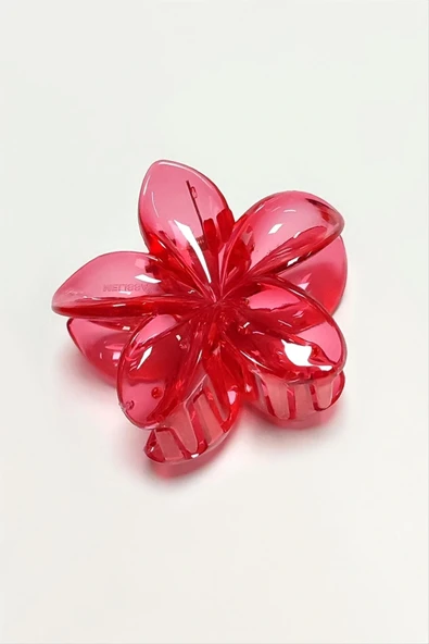 Kırmızı Lotus Toka 6 cm (Kartsız) ürün görseli 1