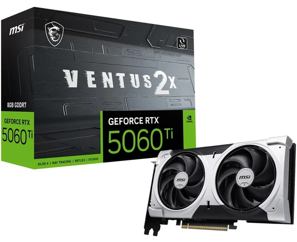 MSI VGA RTX 5060 TI 8G VENTUS 2X OC PLUS ürün görseli 1