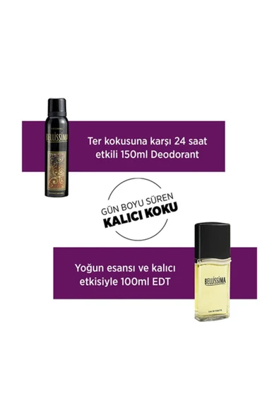 Bellissima Edt Parfüm 60ml + Deodorant 150ml - Resim 3