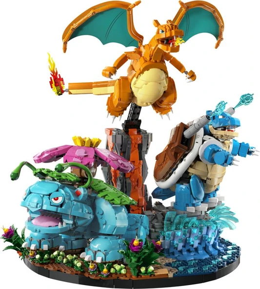 LEGO Pokemon 72153 Venusaur, Charizard and Blastoise - Resim 3