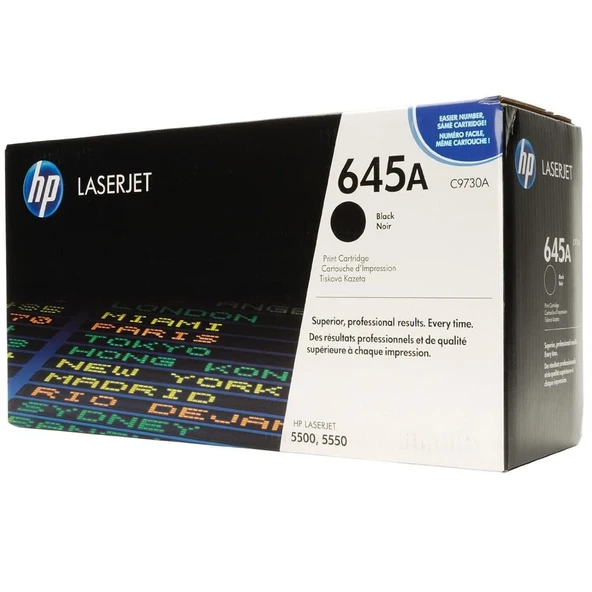 HP 645A Black Siyah 13.000 Sayfa Toner C9730A ürün görseli 1
