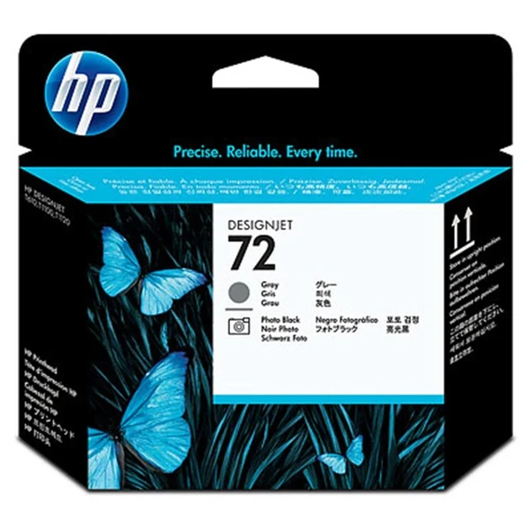 HP 72 Black-Gray Siyah-Gri Baskı Kafası C9380A ürün görseli 1