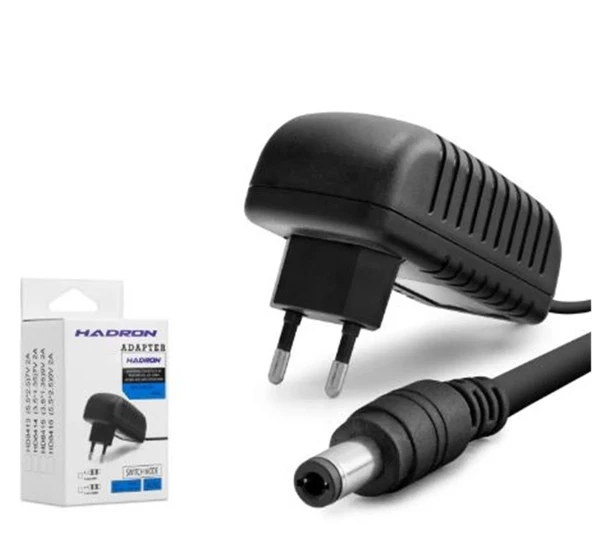 HADRON HD8413 Modem Router Adaptörü 14W 7V 2A 5.5x2.5 mm Siyah ürün görseli 1