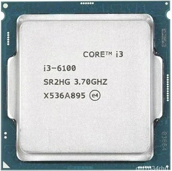 Intel Core i3-6100 3.7 GHz LGA1151 3 MB Cache 51 W İşlemci ürün görseli 1