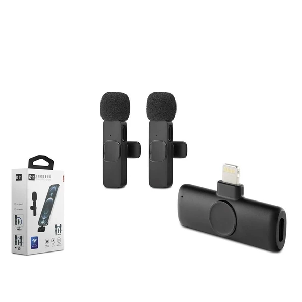 Hadron HDX2786 Kablosuz  Çift Yaka Mikrofonlu  Lighting Son derece hassas 20 metre erişilebilir ürün görseli 1