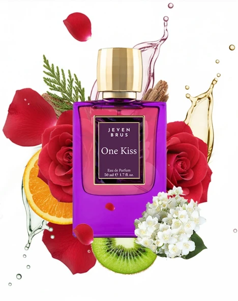 Jeven Brus One Kiss Eau de Parfum 50ml Orjinal Bandrollü Uzun Süre Kalıcı Parfüm ürün görseli 1