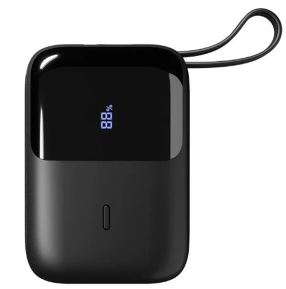 S-link P109M 10000mAh PD20W .5W Siyah LCD Taşınabilir Pil Şarj Cihazı Powerbank ürün görseli 1