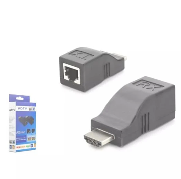 Hadron Hdx1359  30M 4K - 2K - Full HD 1080p  Hdmi Extender Siyah ürün görseli 1