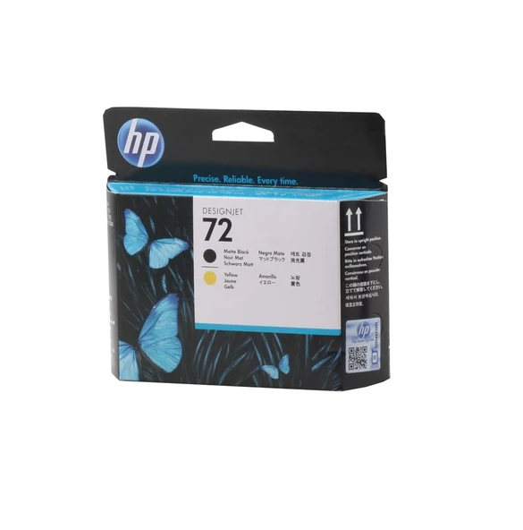 HP  C9384A 72 Matte Black-Yellow Mat Siyah-Sarı Baskı Kafası C9384A ürün görseli 1