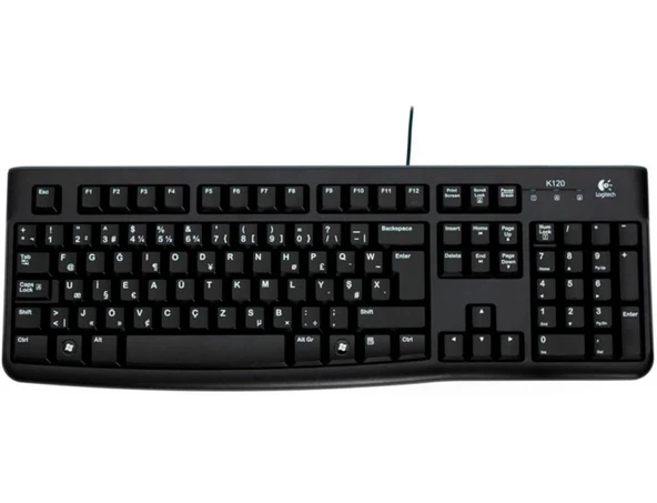 Logitech 920-004163 K120 F Usb Siyah Kablolu Klavye ürün görseli 1