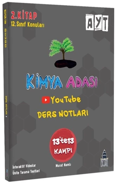 AYT Kimya Youtube Ders Notları 2. Kitap Kimya Adası ürün görseli 1