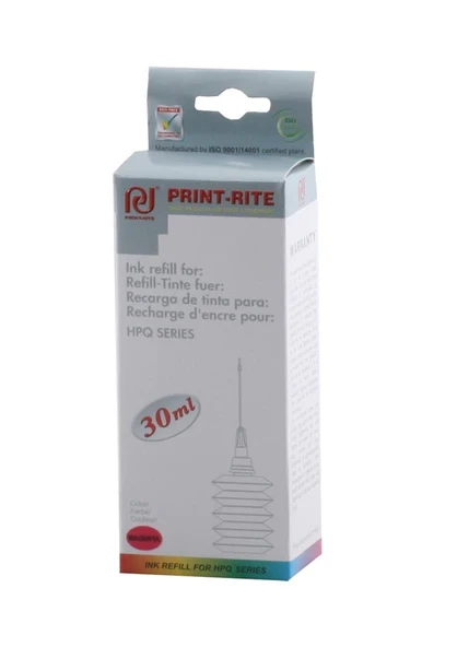 Print-Rite Hp Üniversal Dye Kırmızı Mürekkep 30ml ürün görseli 1
