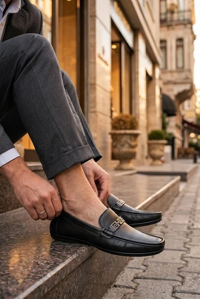 Pierre Cardin 90237 Rahat Esnek Hakiki Deri Erkek Loafer Ayakkabı ürün görseli 1
