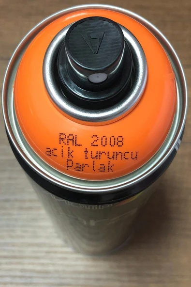 MOTİP CARAT RAL2008 Açık Turuncu Parlak Sprey Boya 400 ML ürün görseli 1