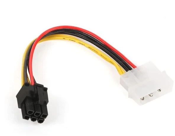 Dark"DK-CB-P103"  Molex 4Pin-6Pin PCI-EX Dönüştürücü Güç Kablosu ürün görseli 1