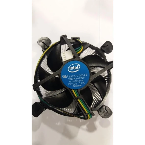 INTEL 1150-1151-1155-1156-1200 Alüminyum Orjinal Fan ürün görseli 1