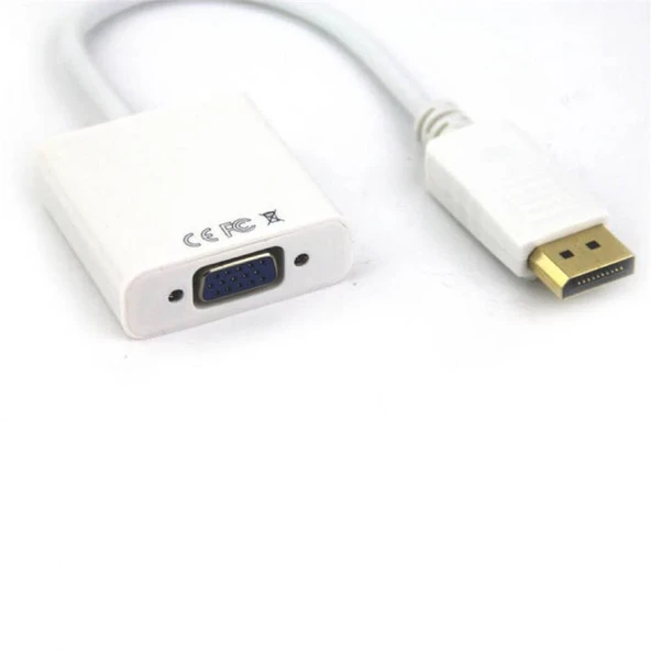 Vcom CG603-0.15 Beyaz Display Port Erkek To Vga Dişi Dönüştürücü ürün görseli 1