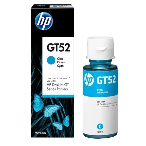 HP GT52 Cyan Mavi Mürekkep M0H54AE ürün görseli 1