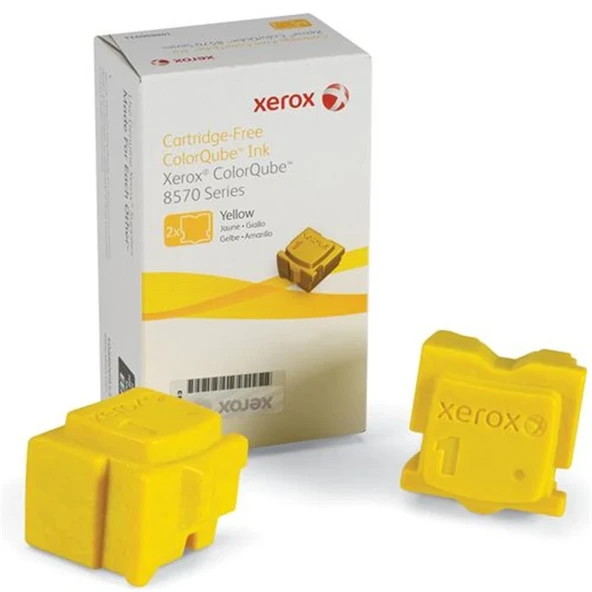 Xerox 108R00938 Phaser 8570-8580 Solid Ink Yellow Sarı 2 Stick ürün görseli 1