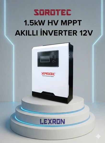 Sorotec 1.5kw Hv mppt Akilli İnverter 12v ürün görseli 1